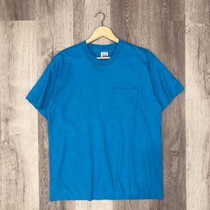Vintage Blue Pocket Tee